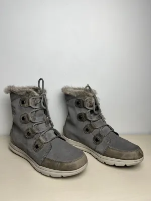 Boots Snow By Sorel In Grey, Size: 8.5