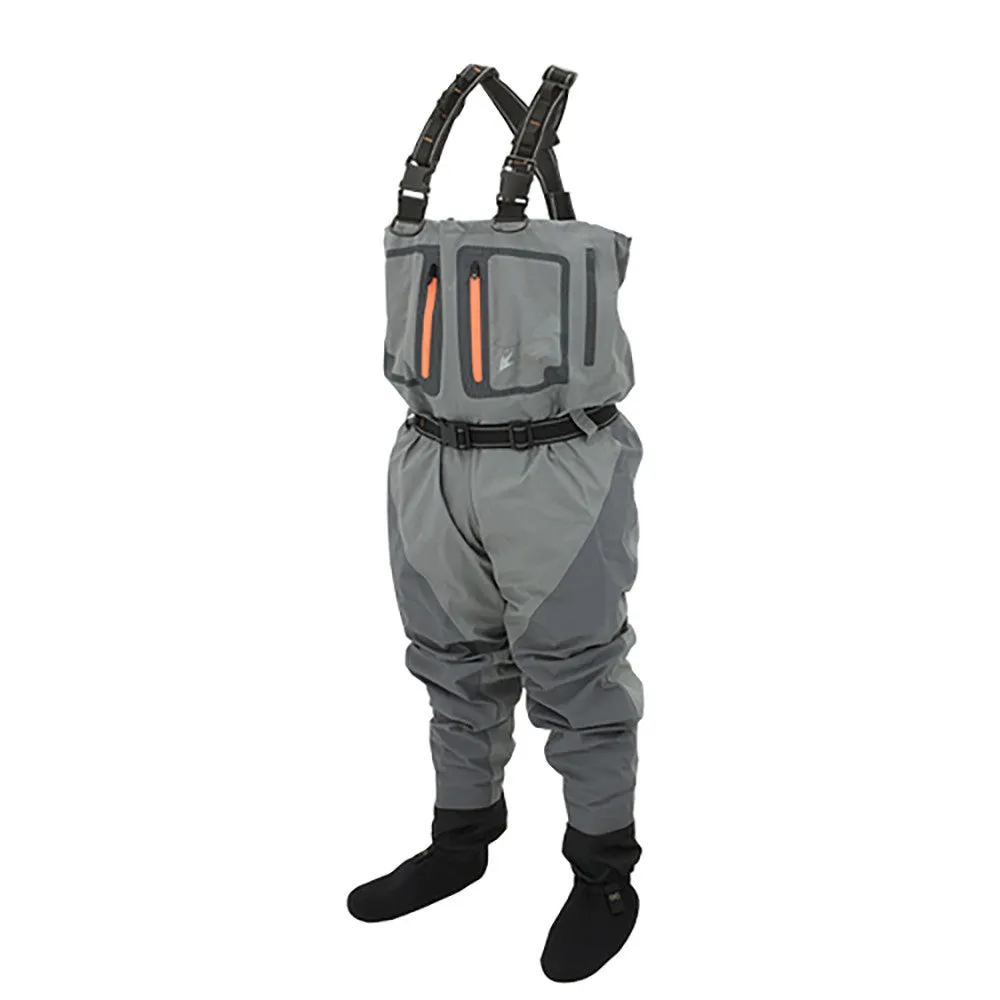 Frogg Toggs Mens Slate/Gray Pilot II Stockingfoot Chest Waders