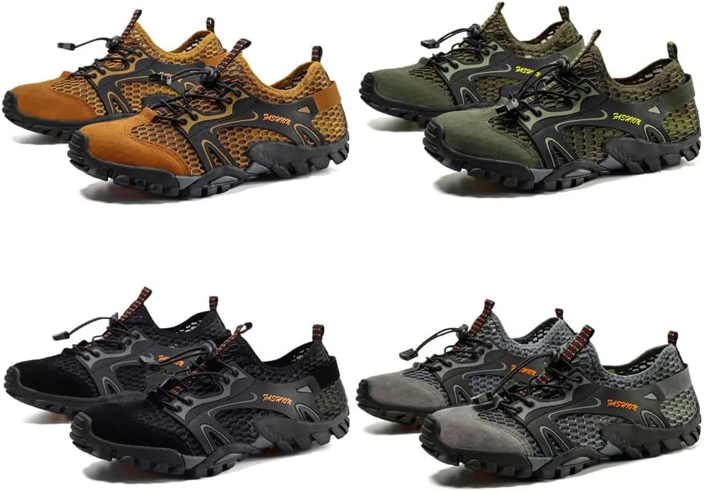 Men's Trekking Footwear,Barefoot Shoes,men's Hiking Sandals,summer Hiking Shoes,sports,quick-drying,trail Running Shoes,breathable Running Shoes Gym Fitness Trainer Walking Shoes Water Shoes,38-50 EU