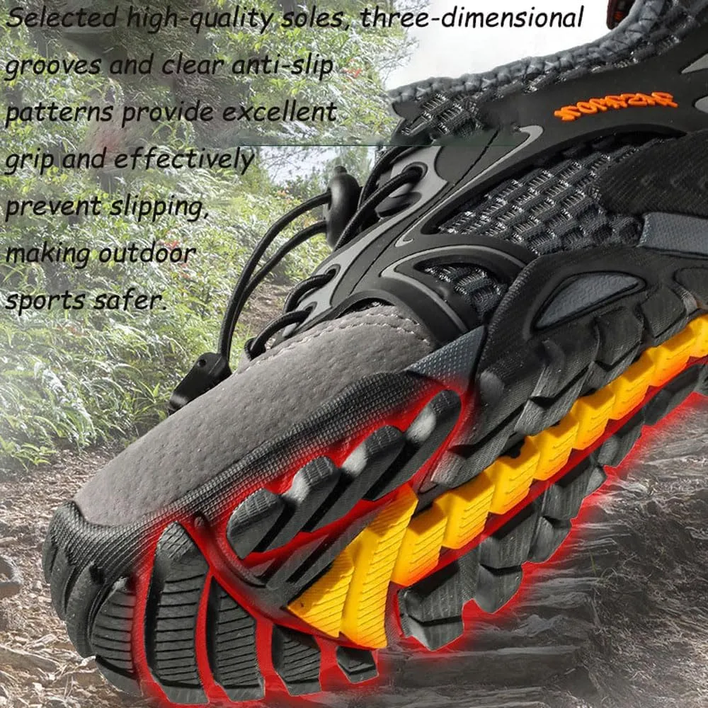 Men's Trekking Footwear,Barefoot Shoes,men's Hiking Sandals,summer Hiking Shoes,sports,quick-drying,trail Running Shoes,breathable Running Shoes Gym Fitness Trainer Walking Shoes Water Shoes,38-50 EU