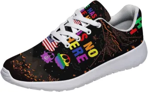 Sonzj-II Hate Has No Home Here LGBT Shoes Women Men Sports Trainers Low Top Anti-Slip Lace Up Trail Sneakers